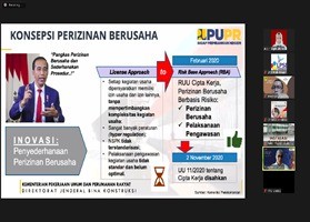 Sosialisasi Perizinan Berusaha Subsektor Jasa Konstruksi