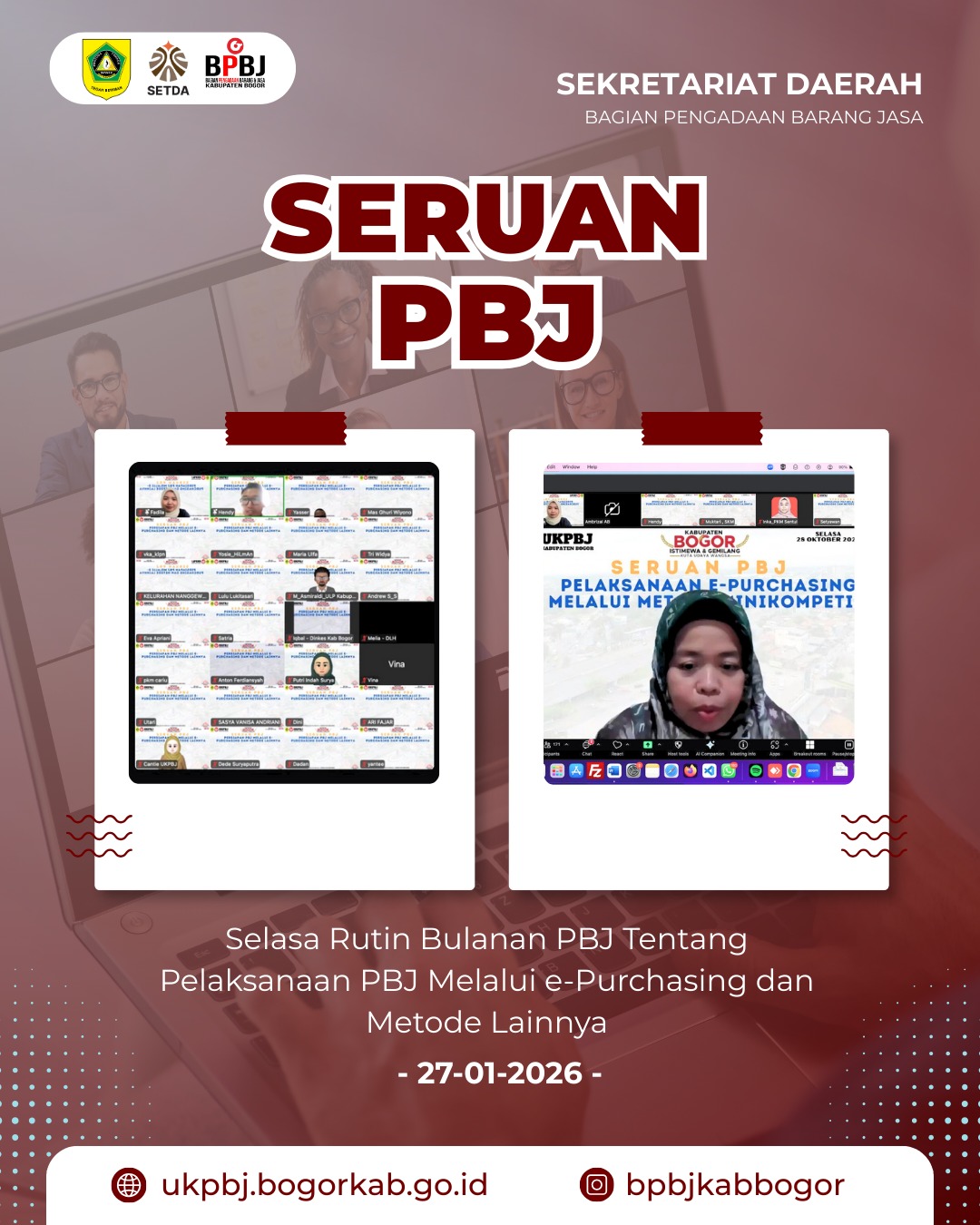 Seruan PBJ Rutin Digelar Setiap Selasa Akhir Bulan, Bahas Persiapan PBJ Melalui E-Purchasing dan Metode Lainnya