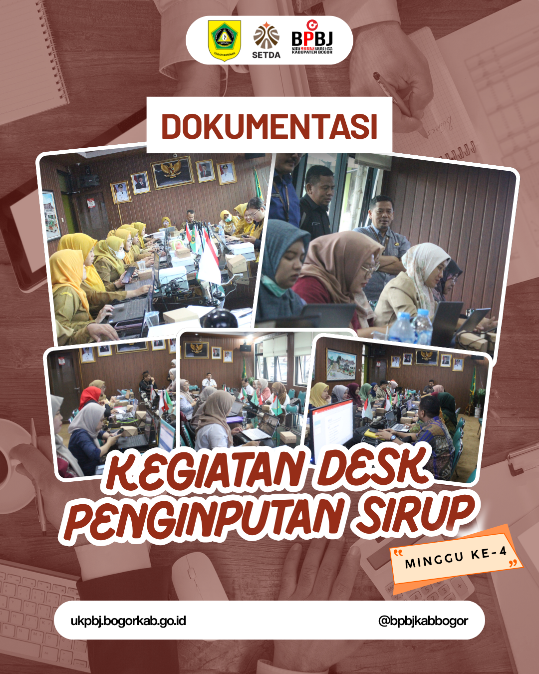 Desk Penginputan SiRUP Memasuki Minggu Terakhir, LPSE Dorong Penyelesaian RUP Sesuai Ketentuan