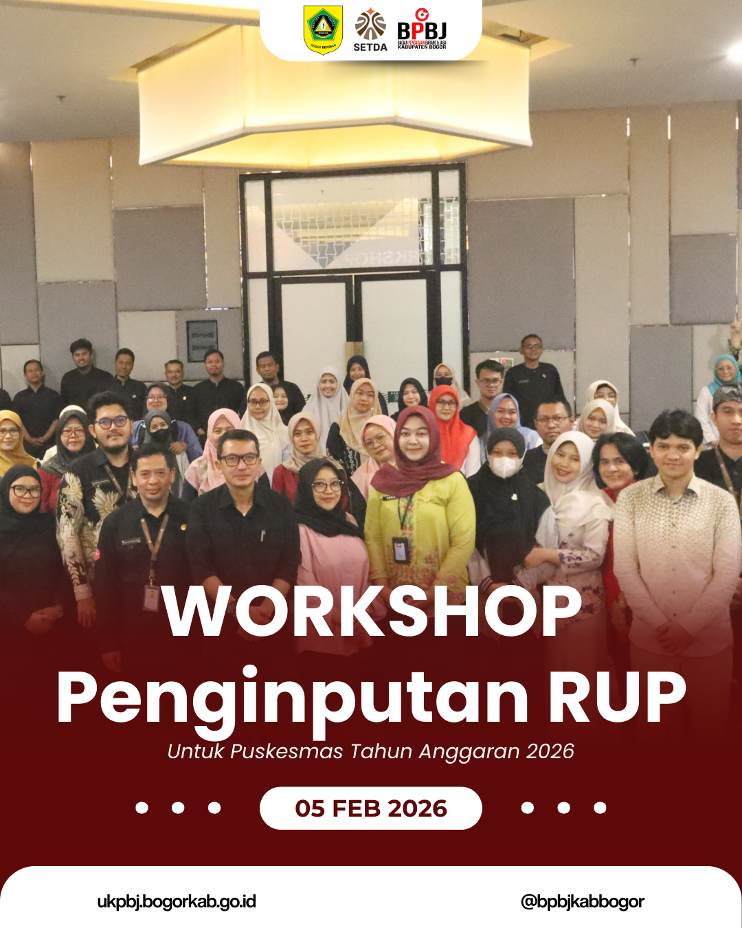 Workshop Penginputan RUP Puskesmas Tahun 2026 Dorong Perencanaan Pengadaan yang Transparan dan Akuntabel